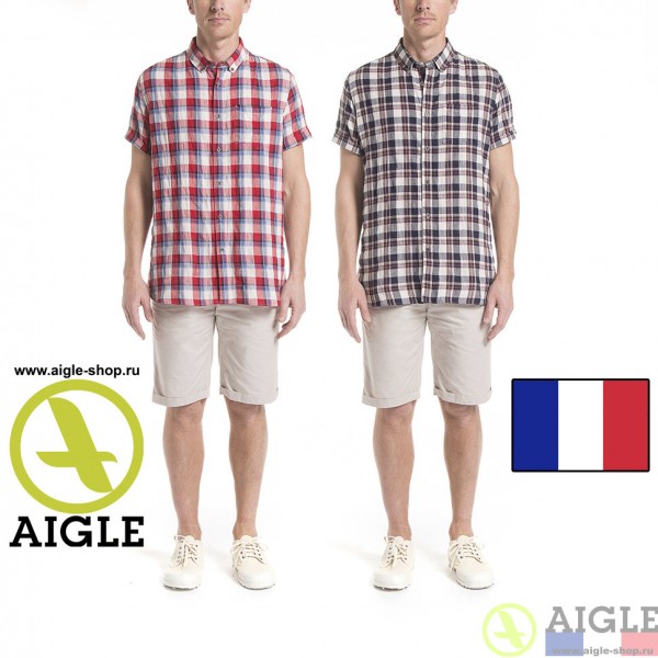 Мужская рубашка с коротким рукавом AIGLE Precy CH