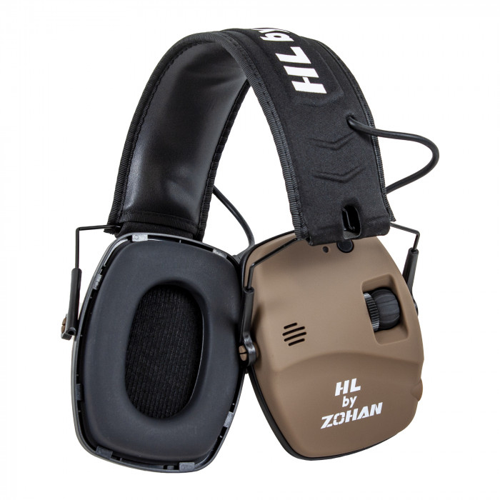 Активные наушники для стрельбы HuntLandia by ZOHAN EM030 Bluetooth Brown