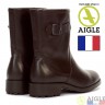Женские теплые кожаные сапожки AIGLE Chante Mid