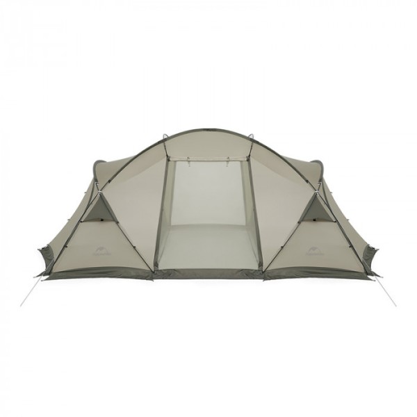 Палатка NATUREHIKE Shandi, 2 спальни+1 комната, серая