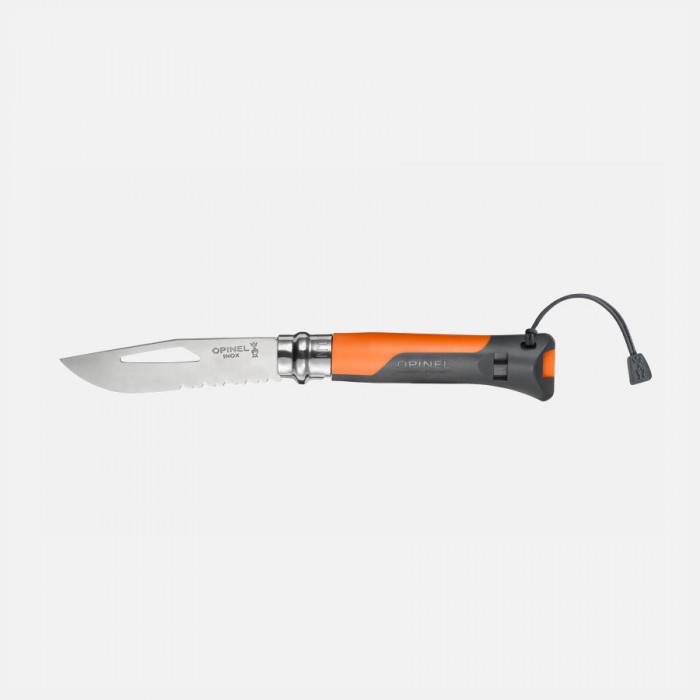Универсальный нож выживания Opinel Outdoor Inox Orange (рукоятка пластик)